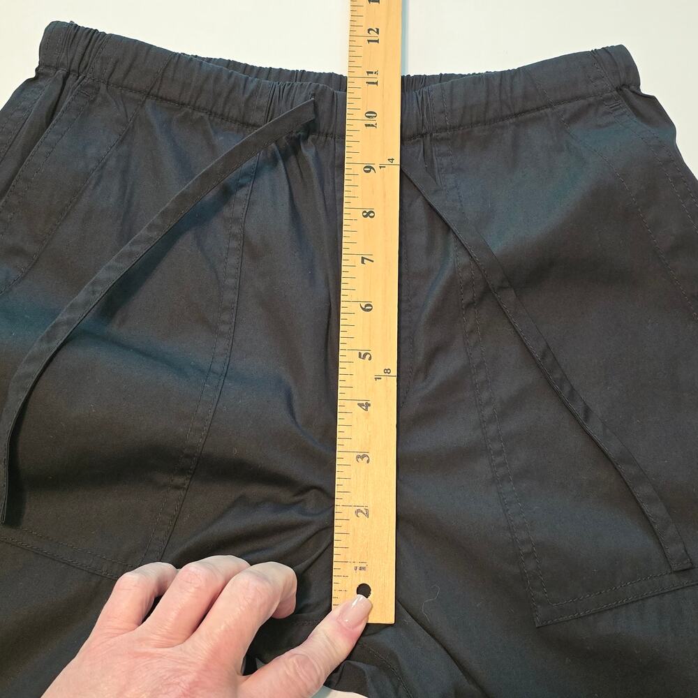 Madewell Pullon Barrel Leg Utility Pants Poplin Cotton Womens XXS/S Black NWT - Picture 8 of 10
